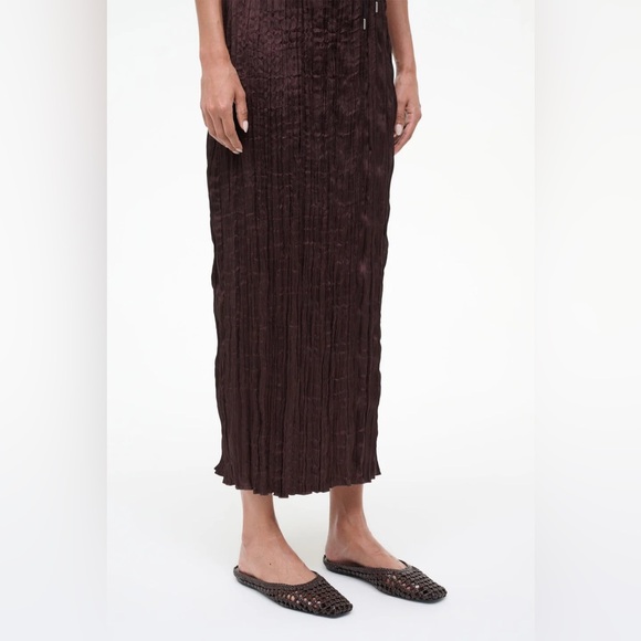 STAUD MIZU DRESS EARTH PLISSE - Picture 12 of 16